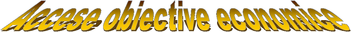 Accese obiective economice 