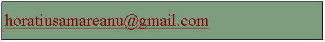 Text Box: horatiusamareanu@gmail.com